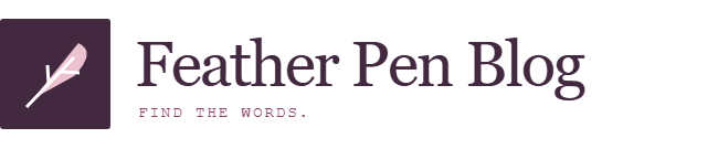 Feather Pen Blog - Find the words.